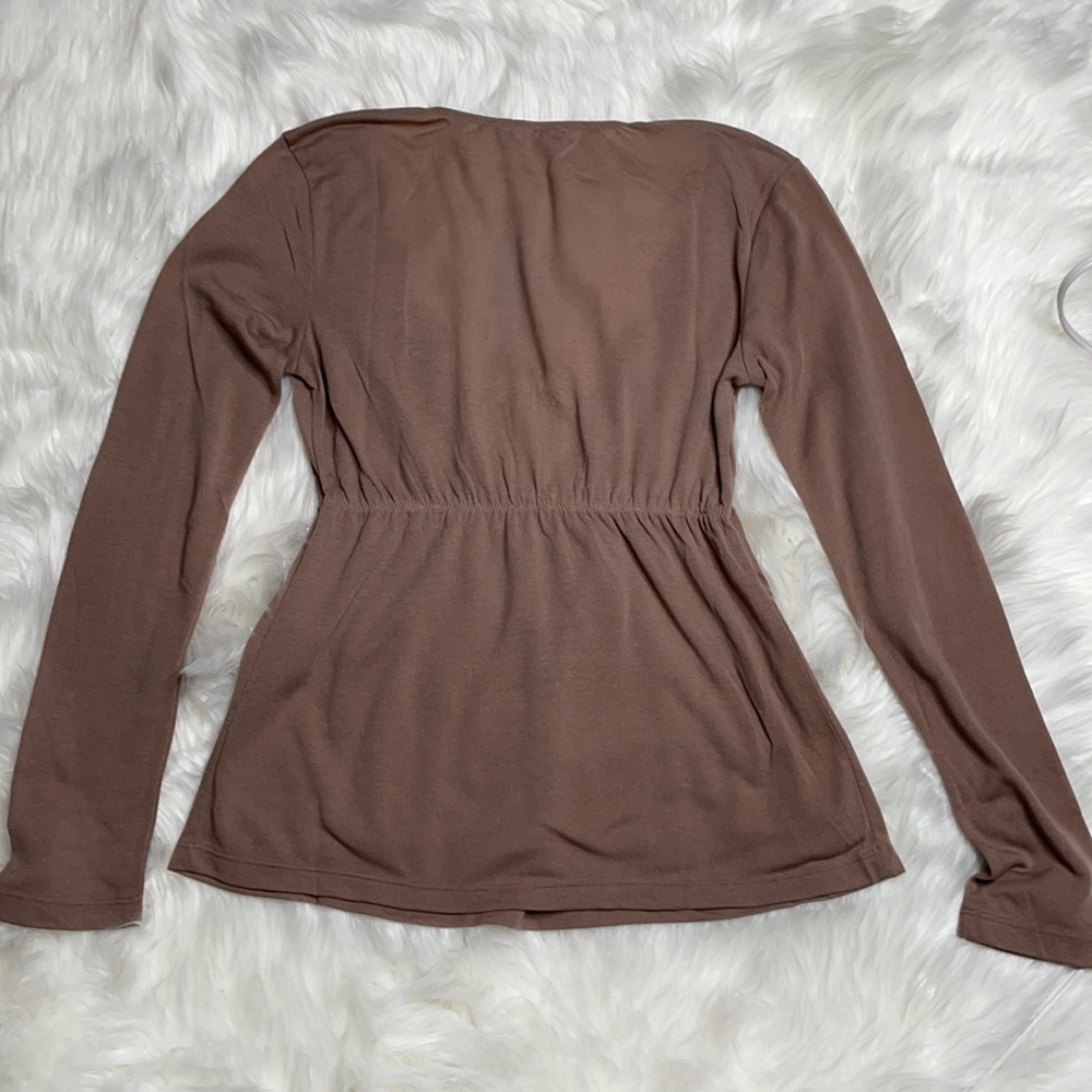 NWT Eberjey Lady Godiva Long Sleeve Tee - Picture 2 of 5